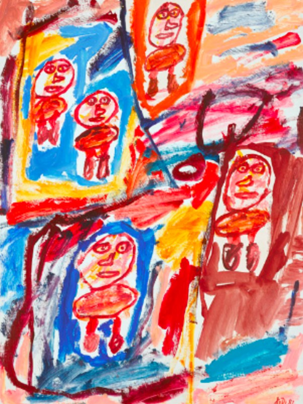 Œuvre de Jean Dubuffet présentée par Galeria Jordi Pascual
